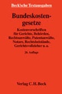 Cover: Bundeskostengesetze - C.H.BECK