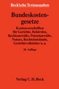 Cover: Bundeskostengesetze - C.H.BECK