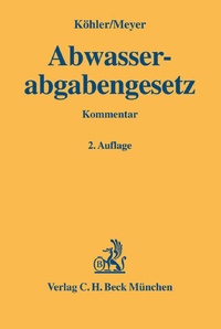 Abbildung von: Abwasserabgabengesetz. AbwAG - C.H.BECK