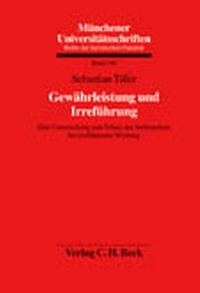 Abbildung von: Gewährleistung und Irreführung - C.H.BECK