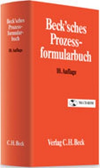 Abbildung von: Beck'sches Prozessformularbuch - C.H.BECK