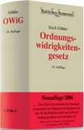 Cover: Gesetz &uuml;ber Ordnungswidrigkeiten - C.H.BECK