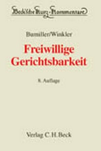 Enlarge image Cover: Freiwillige Gerichtsbarkeit - C.H.BECK