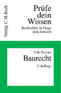 Enlarge image Cover: Baurecht - C.H.BECK