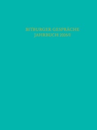 Abbildung von: Bitburger Gespräche Jahrbuch 2005/I - C.H.BECK