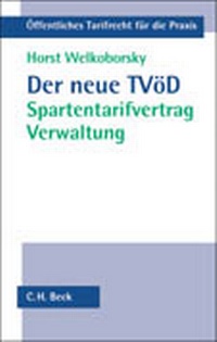 Abbildung von: Der neue TVöD - C.H.BECK