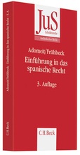 Cover: Einf&uuml;hrung in das spanische Recht - C.H.BECK