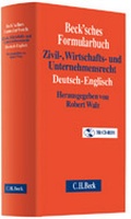 Cover: Beck'sches Formularbuch Zivil-, Wirtschafts- und Unternehmensrecht: Deutsch-Englisch - C.H.BECK