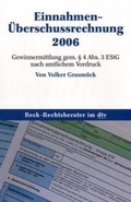Cover: Einnahmen-&Uuml;berschussrechnung 2006 - C.H.BECK