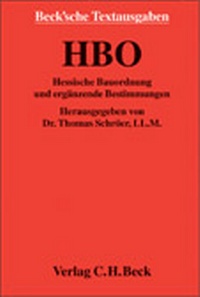 Abbildung von: Hessische Bauordnung - C.H.BECK