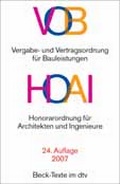 Cover: VOB / HOAI - C.H.BECK
