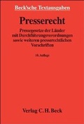 Cover: Presserecht - C.H.BECK