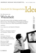 Cover: Zeitschrift f&uuml;r Ideengeschichte Heft I/3 Herbst 2007: Die R&uuml;ckkehr der Wahrheit - C.H.BECK