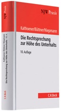 Cover: Die Rechtsprechung zur H&ouml;he des Unterhalts - C.H.BECK