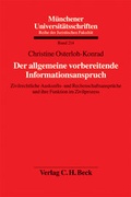 Bild: Der allgemeine vorbereitende Informationsanspruch - C.H.BECK