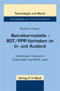 Cover: Betreibermodelle - BOT/PPP-Vorhaben im In- und Ausland - C.H.BECK