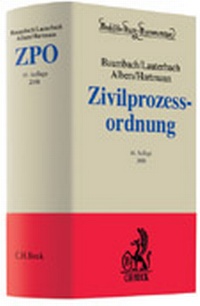 Abbildung von: Zivilprozessordnung - C.H.BECK