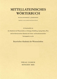 Abbildung von: Mittellateinisches Wörterbuch 35. Lieferung (eximius - ezemenius) - C.H.BECK