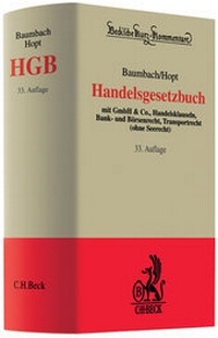 Abbildung von: Handelsgesetzbuch - C.H.BECK