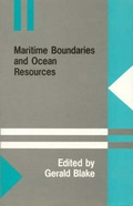 Cover: Maritime Boundaries and Ocean Resources - Barnes & Noble Books-Imports, Div of Rowman & Littlefield Pubs., Inc