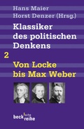 Cover: Klassiker des politischen Denkens Band II: Von John Locke bis Max Weber - C.H.BECK