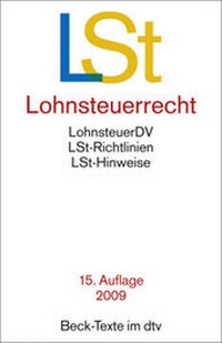 Enlarge image Cover: Lohnsteuerrecht : LSt - C.H.BECK