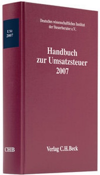 Abbildung von: Handbuch zur Umsatzsteuer 2007 - C.H.BECK