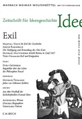 Cover: Zeitschrift f&uuml;r Ideengeschichte Heft II/1 Fr&uuml;hjahr 2008: Exil - C.H.BECK