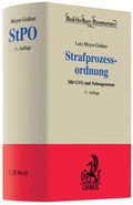 Cover: Strafprozessordnung - C.H.BECK