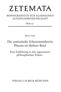 Cover: Die semiotische Erkenntnistheorie Platons im Siebten Brief - C.H.BECK