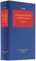 Cover: International Trade Mark and Signs Protection - C.H.BECK