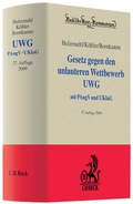 Cover: Gesetz gegen den unlauteren Wettbewerb - C.H.BECK