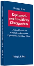 Abbildung von: Kapitalgesellschaftsrechtlicher Gläubigerschutz - C.H.BECK
