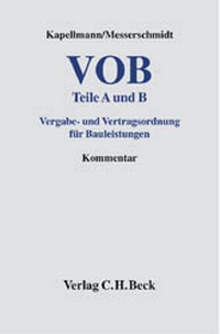 Enlarge image Cover: VOB Teile A und B - C.H.BECK