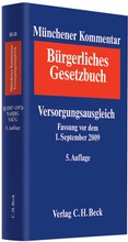 Cover: M&uuml;nchener Kommentar zum B&uuml;rgerlichen Gesetzbuch  Versorgungsausgleich Fassung vor dem 1. September 2009: &sect;&sect; 1587 - 1587p, VAHRG, VA&Uuml;G - C.H.BECK
