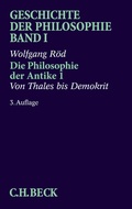 Cover: Geschichte der Philosophie Bd. 1: Die Philosophie der Antike 1: Von Thales bis Demokrit - C.H.BECK