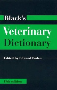 Enlarge image Cover: Black's Veterinary Dictionary - Rowman & Littlefield Publishers