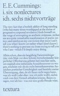 Cover: i. six nonlectures. ich. sechs nichtvortr&auml;ge - C.H.BECK