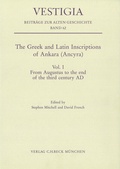 Cover: The Greek and Latin Inscriptions of Ankara (Ancyra) - C.H.BECK