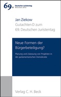 Abbildung von: Verhandlungen des 69. Deutschen Juristentages München 2012 Bd. I: Gutachten Teil D: Neue Formen der Bürgerbeteiligung? - C.H.BECK