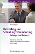 Cover: Ehevertrag und Scheidungsvereinbarung in Frage und Antwort - C.H.BECK