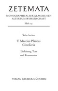 Cover: T. Maccius Plautus. Cistellaria - C.H.BECK