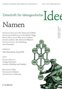 Abbildung von: Zeitschrift für Ideengeschichte Heft VII/1 Frühjahr 2013 - C.H.BECK