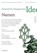 Cover: Zeitschrift f&uuml;r Ideengeschichte Heft VII/1 Fr&uuml;hjahr 2013 - C.H.BECK