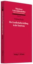 Cover: Die Gesellschafterstellung in der Insolvenz - C.H.BECK