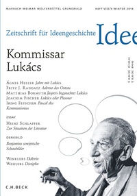 Abbildung von: Zeitschrift für Ideengeschichte Heft VIII/4 Winter 2014 - C.H.BECK