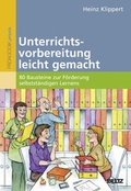Cover: Unterrichtsvorbereitung leicht gemacht - Beltz Verlagsgruppe GmbH & Co. KG