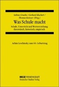 Cover: Was Schule macht - Beltz Verlagsgruppe GmbH & Co. KG