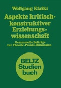 Cover: Aspekte kritisch-konstruktiver Erziehungswissenschaft - Beltz Verlagsgruppe GmbH & Co. KG