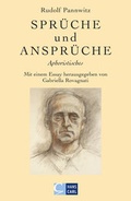 Cover: Spr&uuml;che und Anspr&uuml;che - CARL, HANS, FACHVERLAG
